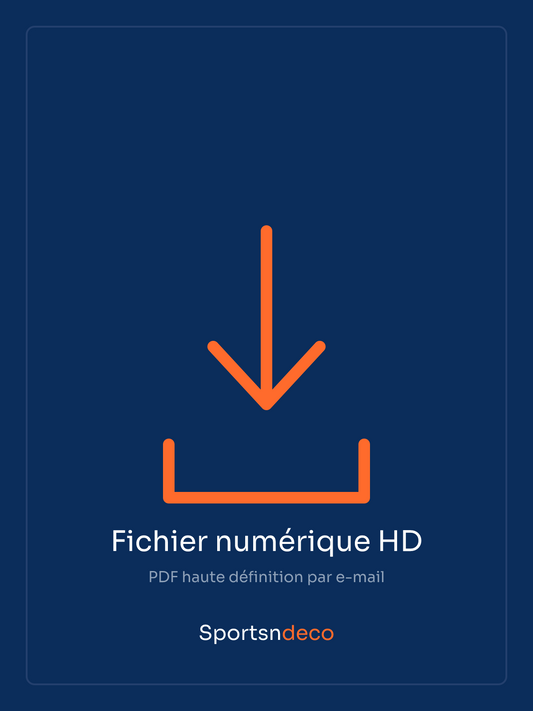 Affiche numérique HD — fichier envoyé par e-mail
