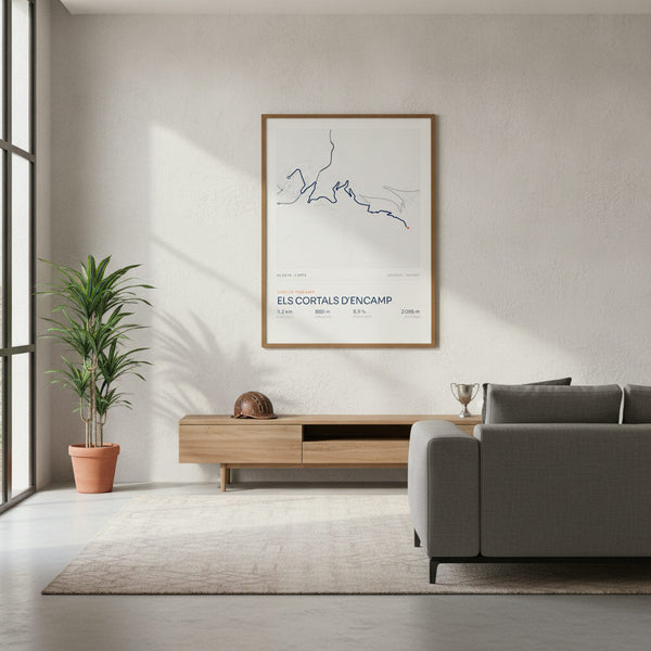 Magnifique tableau sportif Els Cortals d'Encamp, capturant l'esprit vibrant de l'aventure.