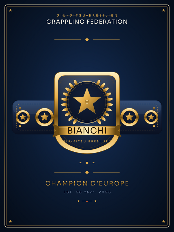 Ceinture | Jiu-jitsu brésilien, affiche personnalisable imprimée en France
