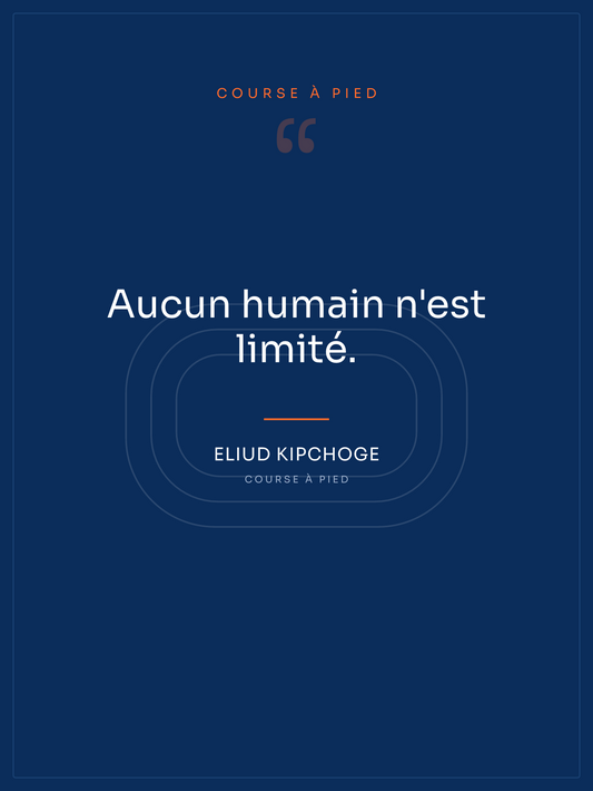 Citation Course à pied, affiche personnalisable imprimée en France