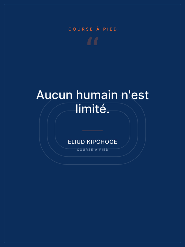 Citation Course à pied