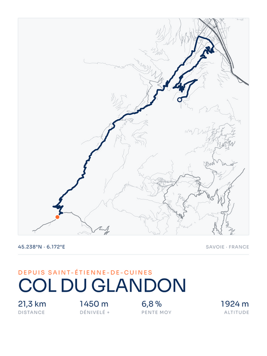 Col du Glandon — affiche 3:4