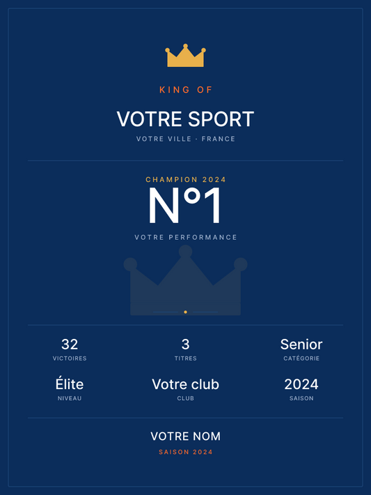 King of — votre sport