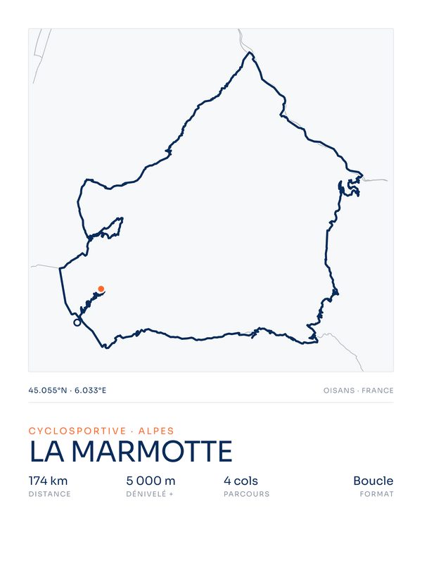 La Marmotte, affiche personnalisable imprimée en France