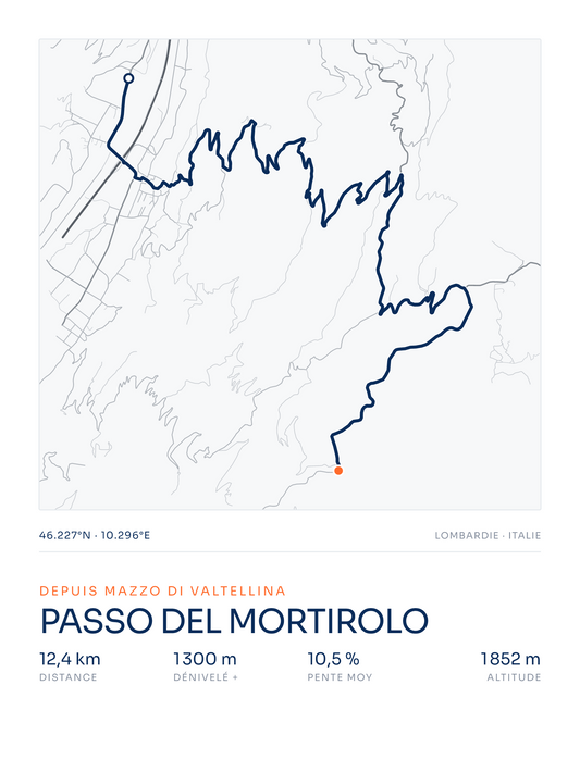 Passo del Mortirolo — affiche 3:4