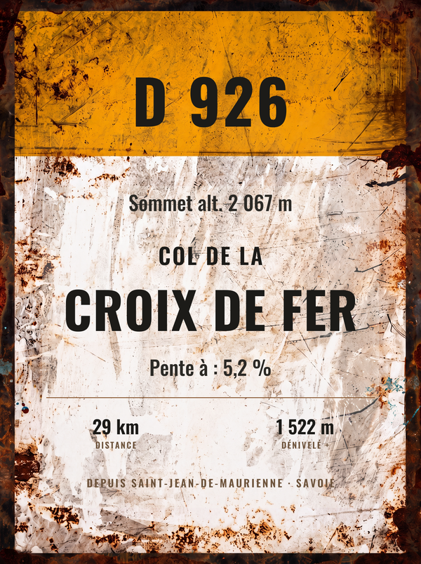 Plaque Col de la Croix de Fer — sale