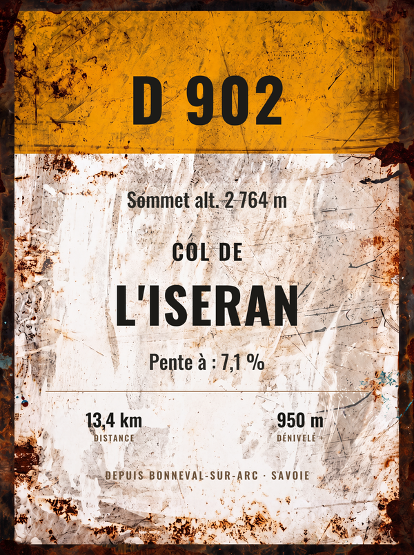 Plaque Col de l'Iseran — sale
