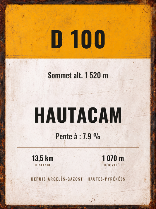 Plaque Hautacam — propre