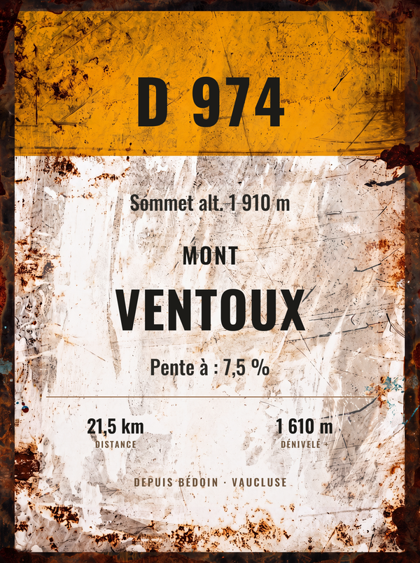 Plaque Mont Ventoux — sale