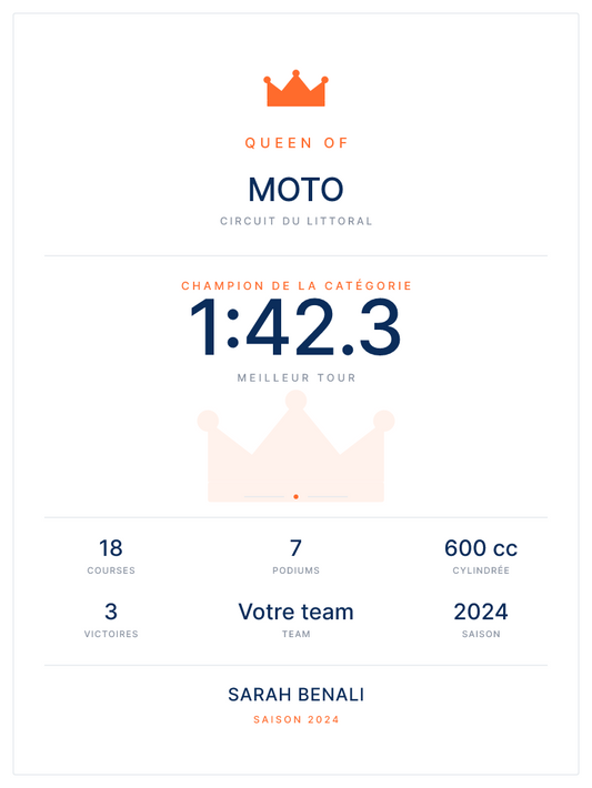 Queen of la moto