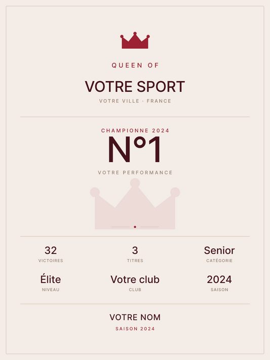 Queen of — votre sport