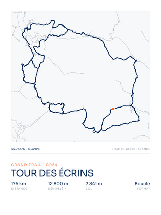 Tour des Écrins — affiche 3:4