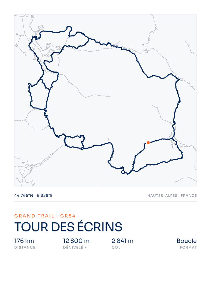 Tour des Écrins — affiche 3:4
