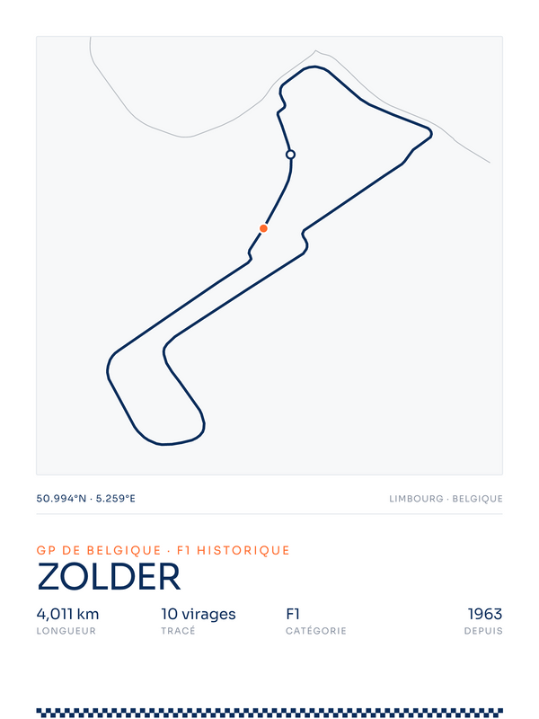 Zolder, affiche personnalisable imprimée en France